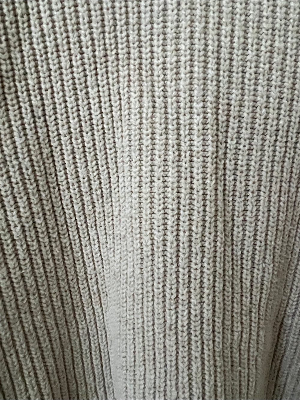 Madewell | Beige Slouchy Ribbed Crewneck Sweater Front Pocket #AA782 Size S - Picture 6 of 17